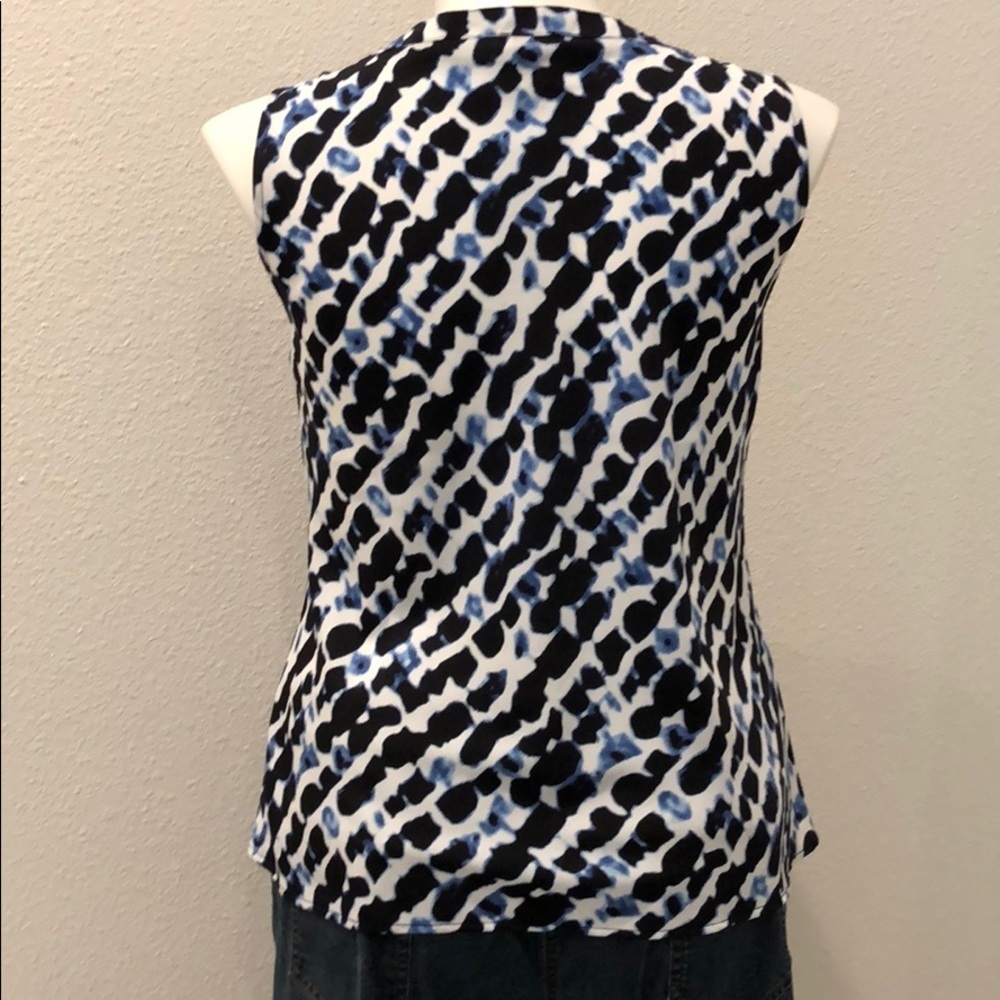Anne Klein V-neck sleeveless top NWT sz L - Picture 3 of 4